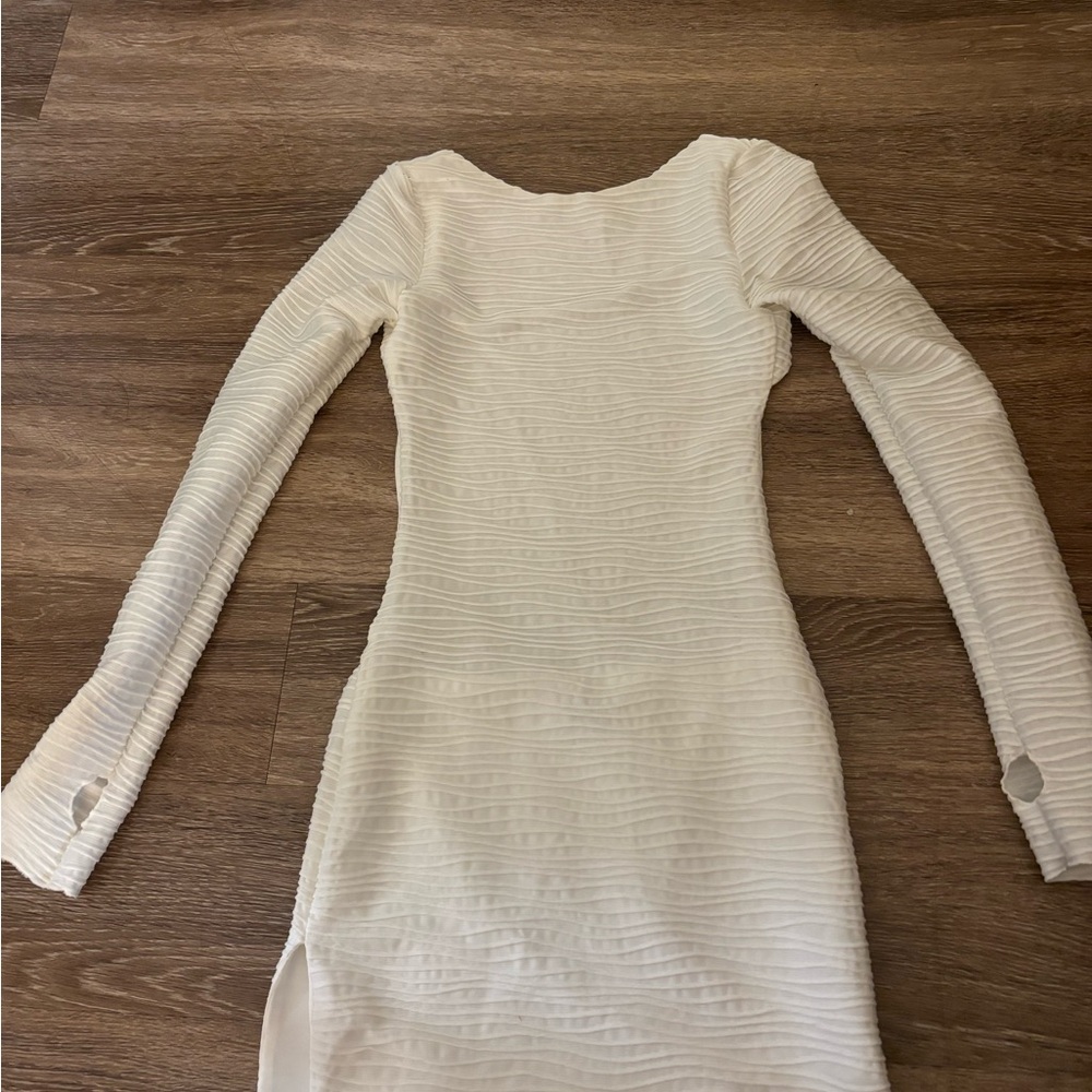 Princess Polly white backless dress